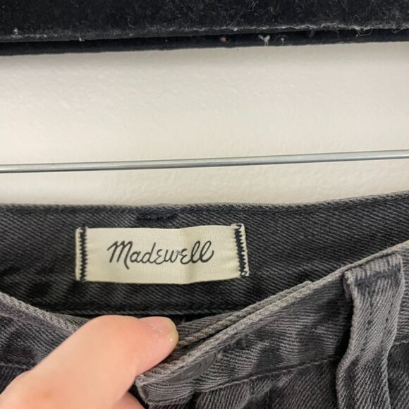 Madewell Rigid Denim A-Line Mini Skirt in Colfax Wash Size 29 - Picture 3 of 5
